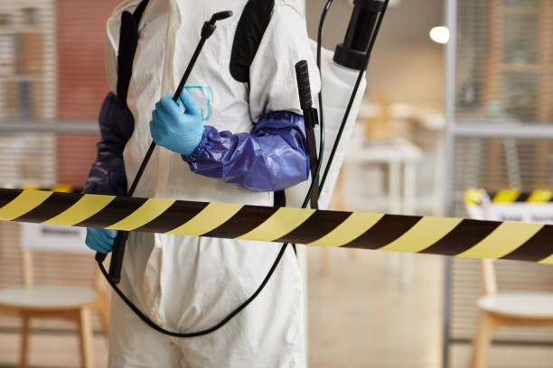 Professional Biohazard technician working in Crook, CO